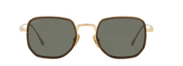 Persol 0PO5006ST 800958  Gold Brown/Green Polarized Unisex  Sunglasses
