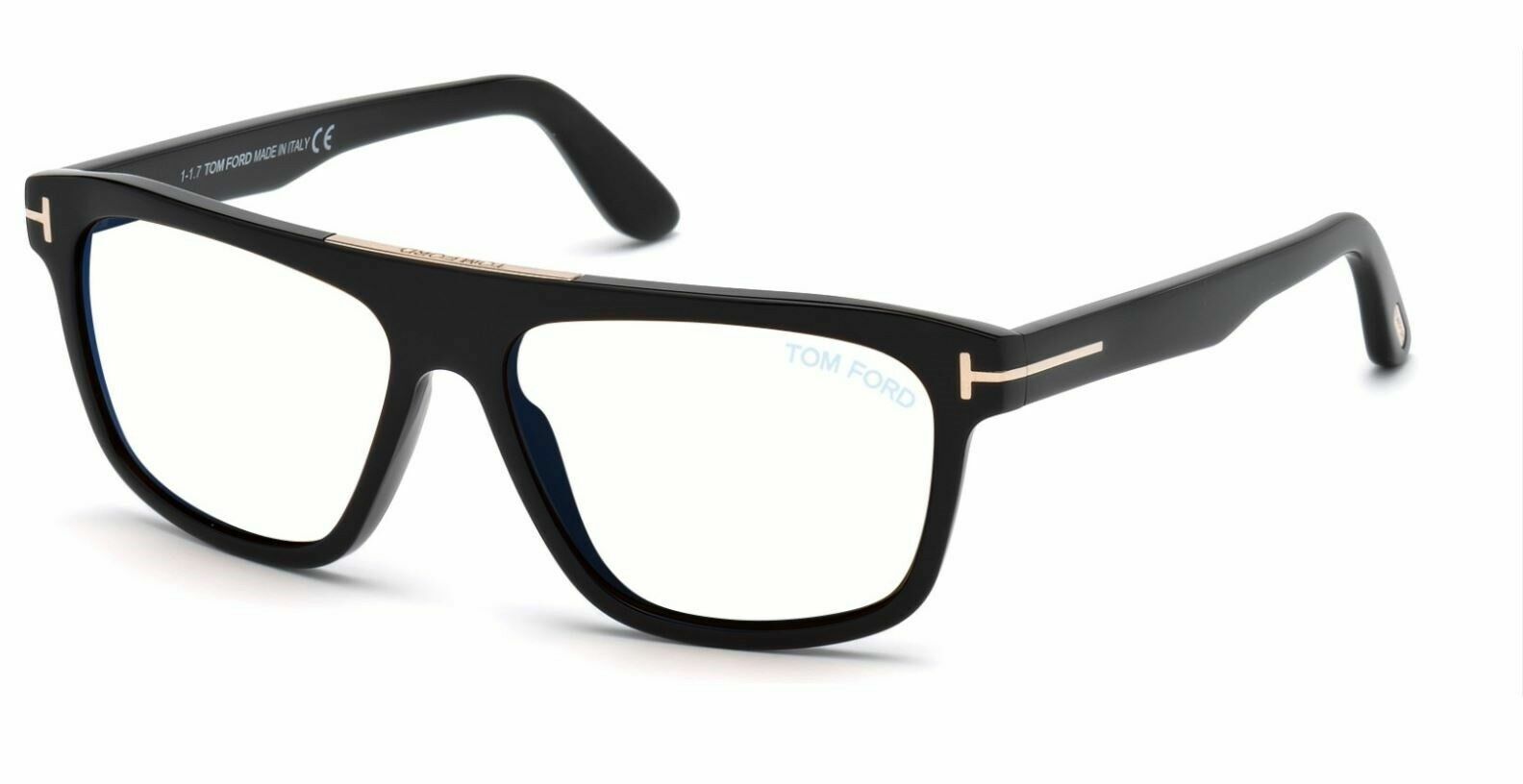 Tom Ford FT 0628 02 001 Shiny Black Eyeglasses