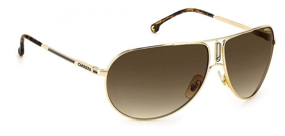 Carrera GIPSY65 0J5G/HA Gold/Brown Gradient Full-Rim Unisex Sunglasses