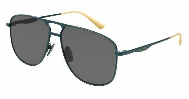 Gucci GG 0336S 003 Green/Grey Aviator Men's Sunglasses