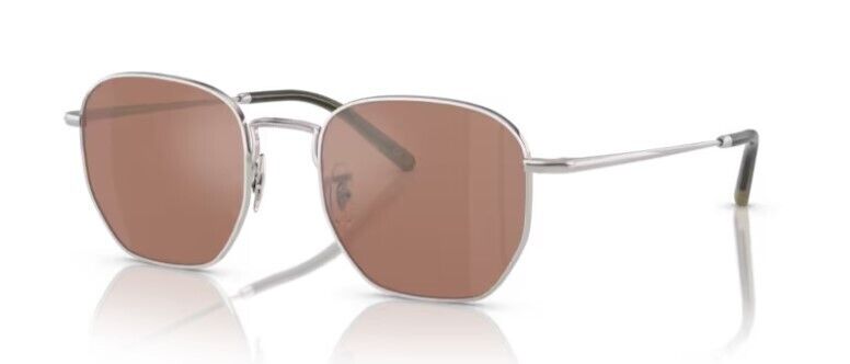 Oliver Peoples 0OV1331S 5036W4 Silver Persimmon Mirror 51mm Men's Sunglasses