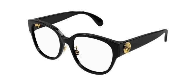 Gucci GG1411OK 001 Black Round Women's Eyeglasses