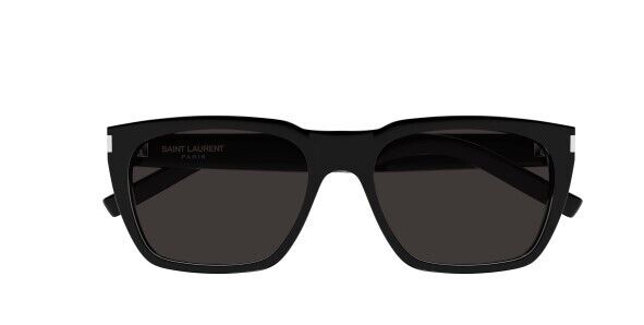 Saint Laurent SL 598 001 Black/Black Square Men's Sunglasses