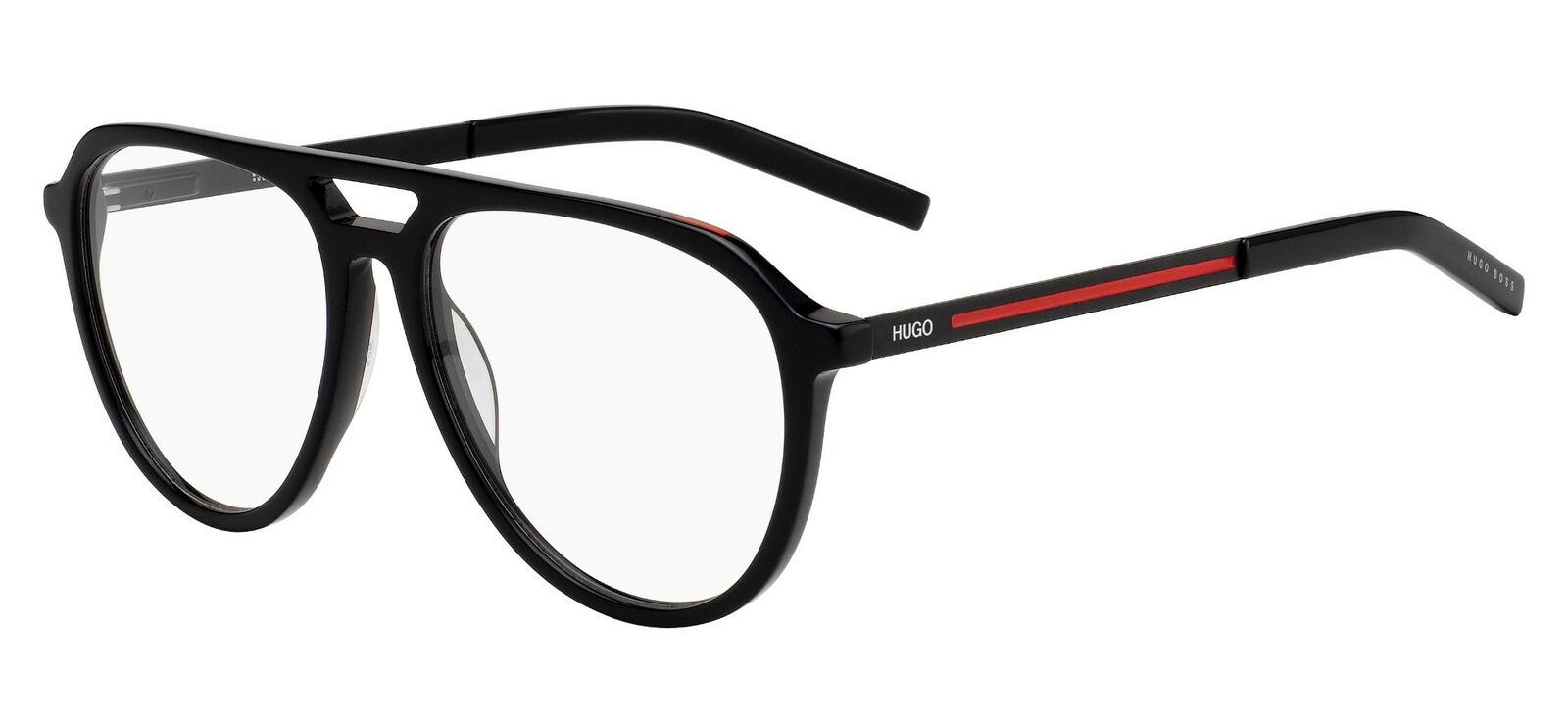 Hugo 1093 0OIT Black Red Eyeglasses