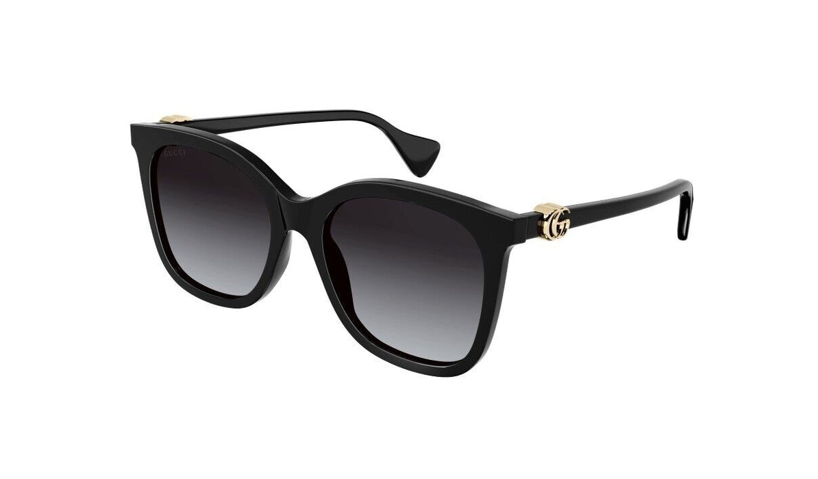 Gucci GG1071S 001 Black/Gradient Grey Cat-Eye Women's Sunglasses