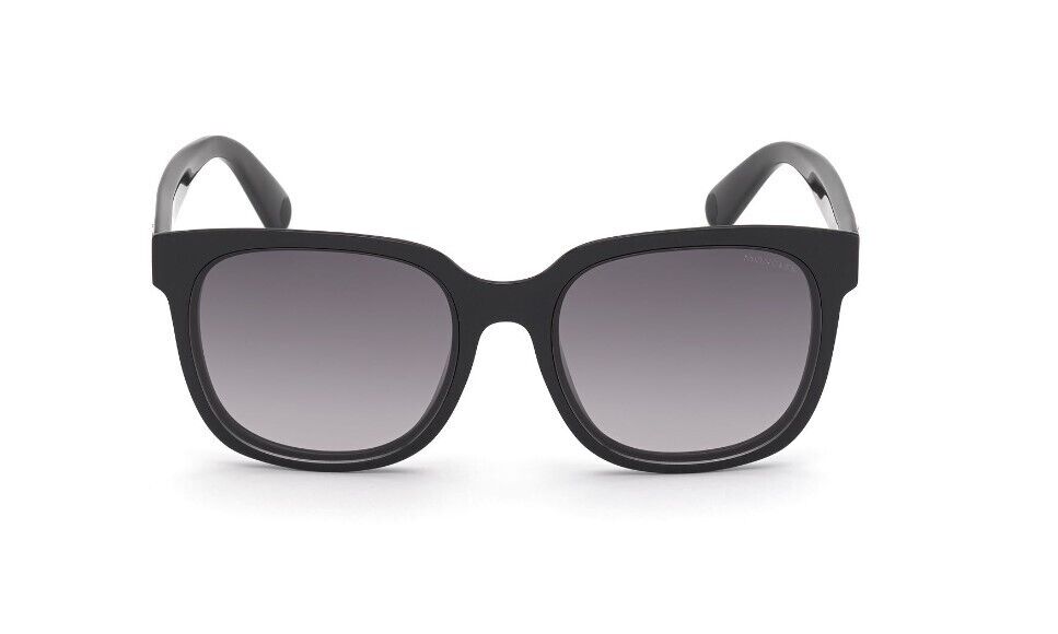 Moncler Biobeam ML0198 01B Shiny Black/Gradient Smoke lenses Women's Sunglasses