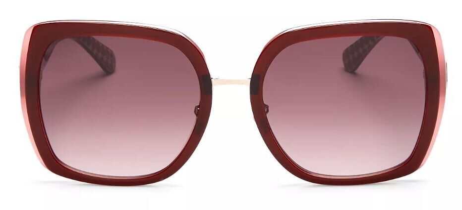 Kate Spade Kimber/G/S 0C9A/3X Red/Burgundy Gradient Square Women's Sunglasses