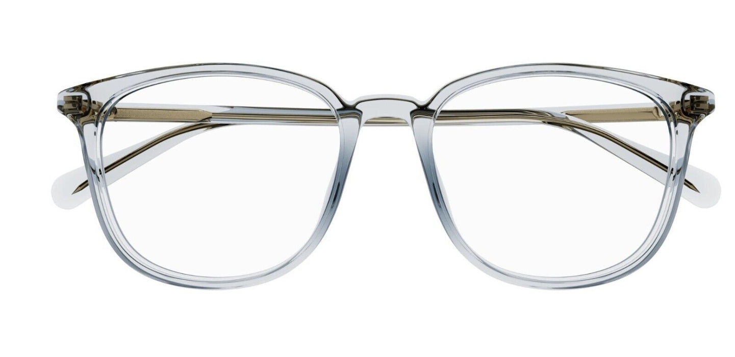 Gucci GG1230OA 003 Grey Soft Square Men's Eyeglasses