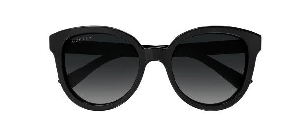 Gucci GG1315S 002 Black/Grey Polarized Cat Eye Women's Sunglasses