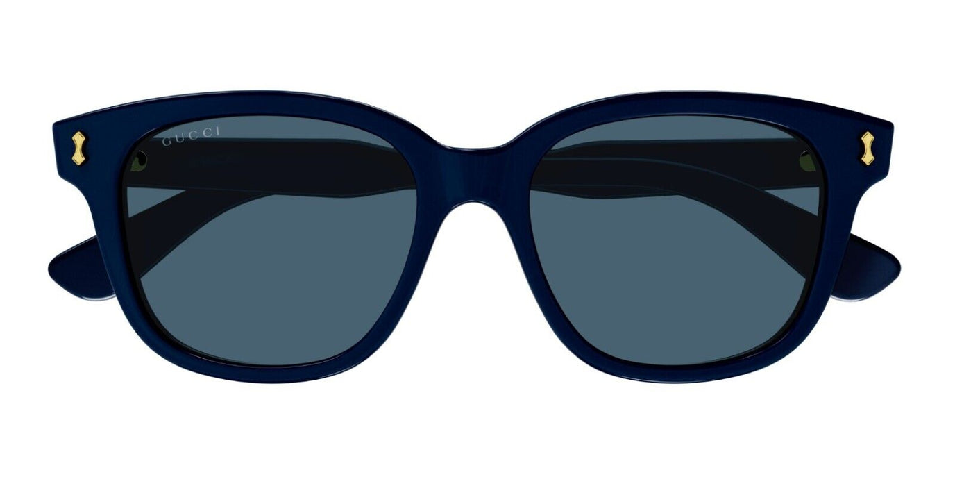 Gucci GG1264S 002 Blue/Blue Rectangular Men's Sunglasses
