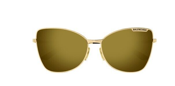Balenciaga BB0278S 004 Gold/Bronze Cat Eye Women's Sunglasses