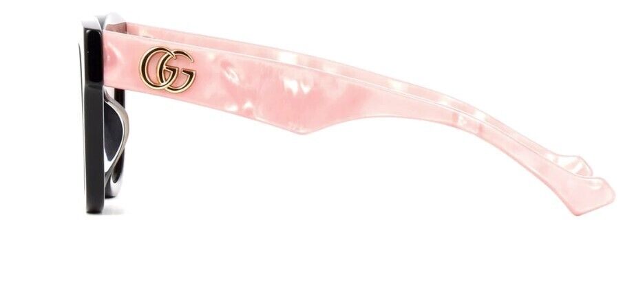 Gucci GG0998S 005 Black-Pink/Brown Square Women's Sunglasses