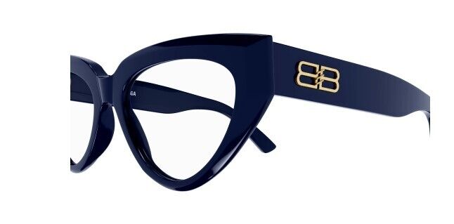 Balenciaga BB0276O 004 Blue Cat-Eye Women's Eyeglasses