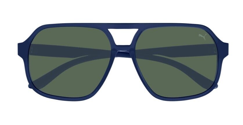 Puma PU0368S-003 Blue/Green Navigator Full Rim Men's Sunglasses