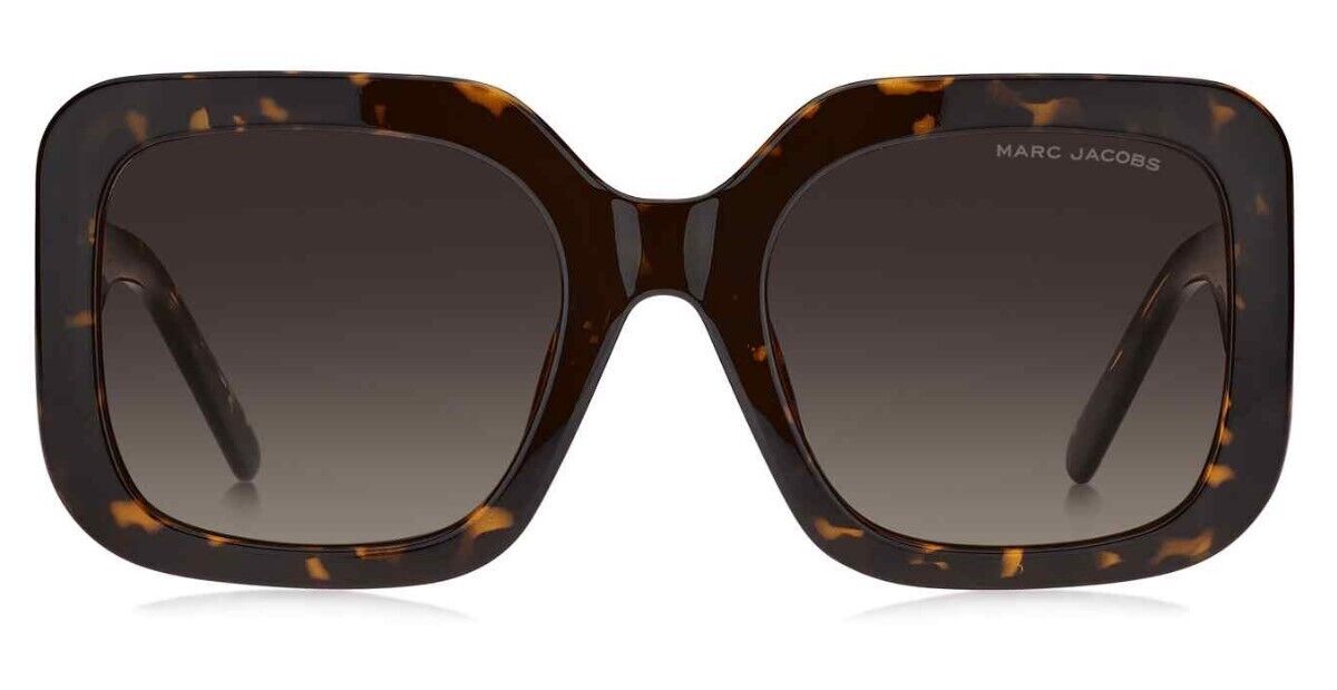 Marc Jacobs MARC-647/S 0086/HA Havana/Brown Gradient Square Sunglasses
