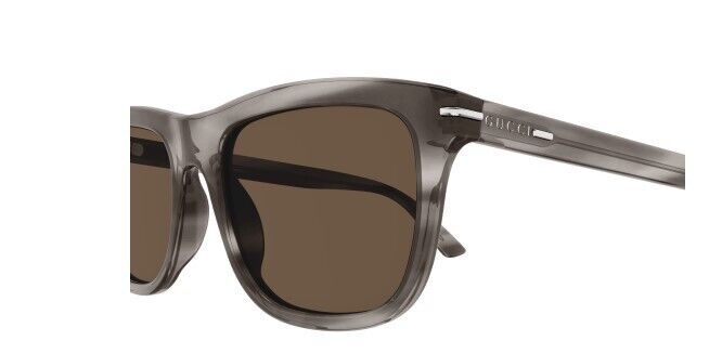 Gucci GG 1444S 003 Havana/Brown Rectangular Men's Sunglasses