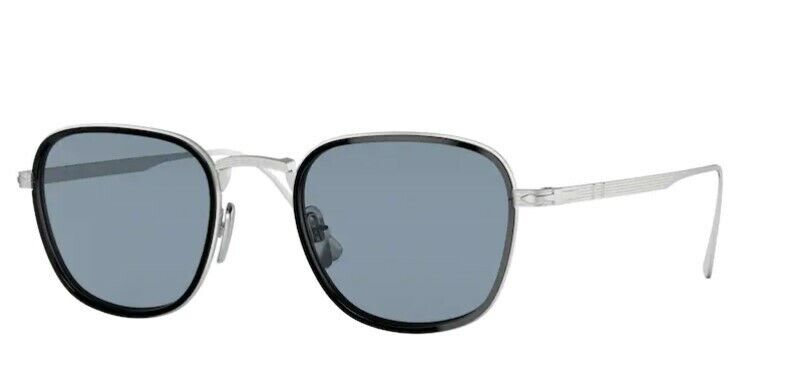 Persol 0PO5007ST 800656 Silver/Black  Square Unisex Sunglasses