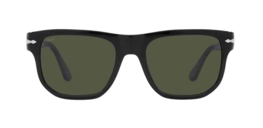 Persol 0PO3306S 95/31 Black/Green Unisex Sunglasses