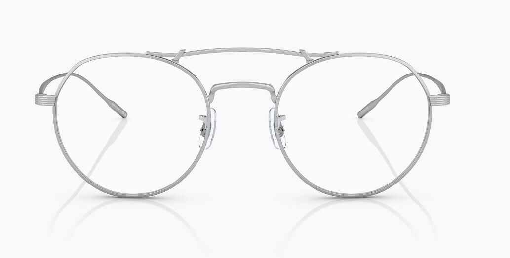 Oliver Peoples 0OV1309ST Reymont 5254SB Brushed Silver/Blue Unisex Eyeglasses