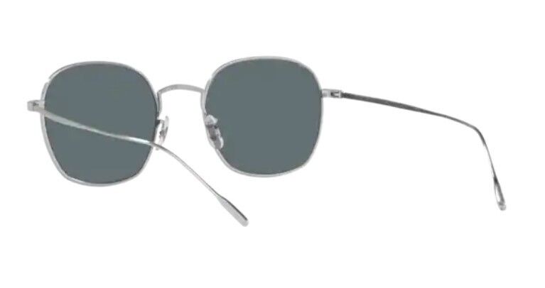 Oliver Peoples 0OV1307ST Ades 52543R Brushed Silver/Blue Polar Square Sunglasses