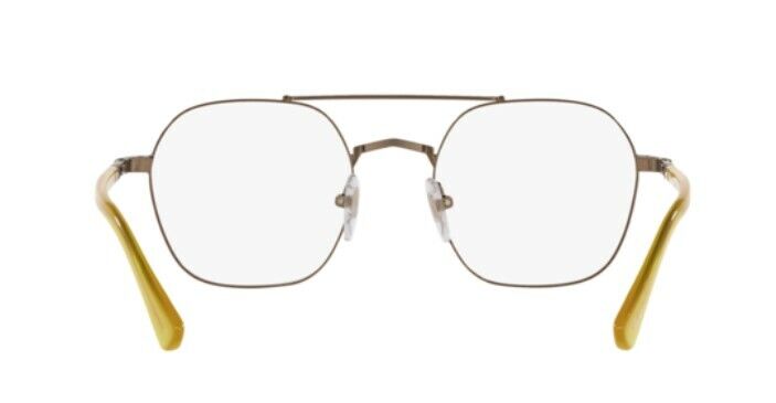 Persol 0PO2483V 1107 Brown/ Yellow Transparent Irregular Unisex Eyeglasses