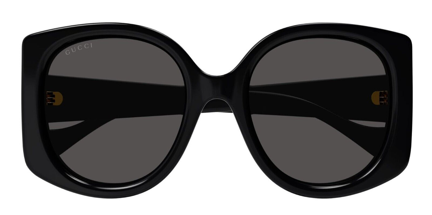 Gucci GG1257S 001 Black/Grey Oversize Women's Sunglasses