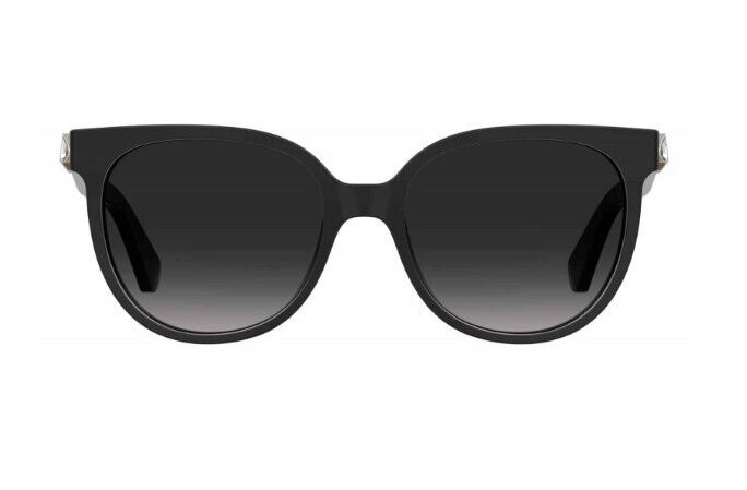 Kate Spade Geralyn/S 0807/9O Black/Grey Shaded Oval Full-Rim Women's Sunglasses