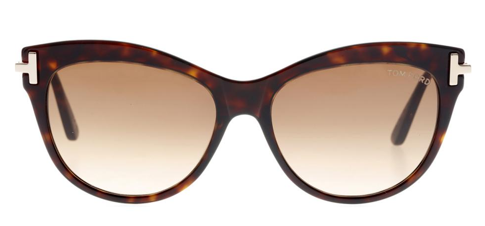 Tom Ford FT 0821 Kira 52F Havana Rose Gold/Brown Gradient Sunglasses