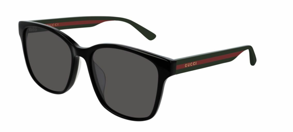 Gucci GG 0417SK 001 Black/Gray Sunglasses
