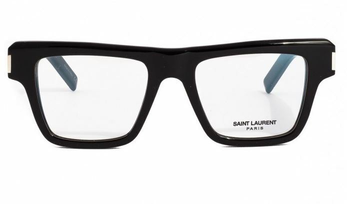 Saint Laurent SL 469 001 Black Rectangle Men Eyeglasses