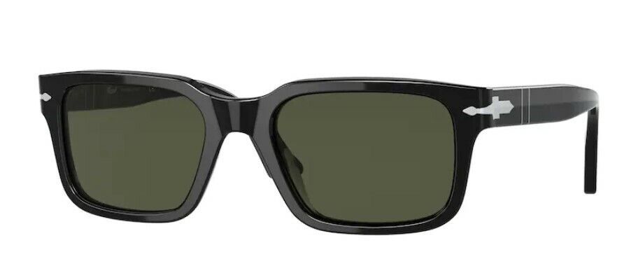 Persol 0PO 3272S 95/31 Black/Green Sunglasses