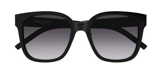 Saint Laurent SL M105/F 002 Black/Gradient Grey Cat-Eye Women's Sunglasses