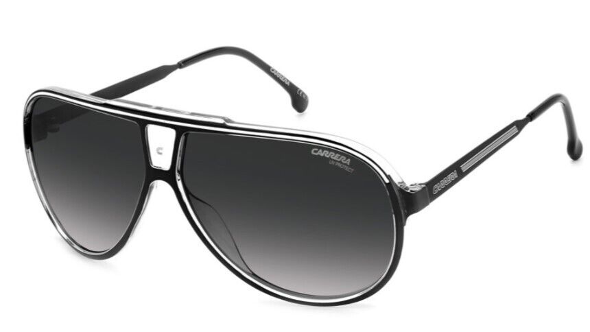 Carrera 1050/S 080S/9O Black White/Grey Gradient Men's Sunglasses