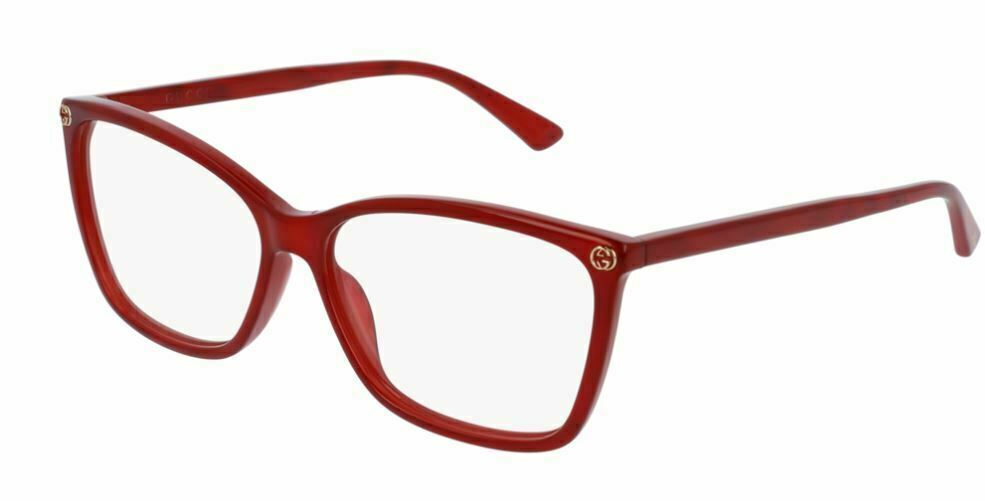 Gucci GG 0025 O 004 Red Eyeglasses