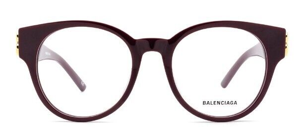 Balenciaga BB0173O 003 Violet/Violet Round Full-Rim Women's Eyeglasses