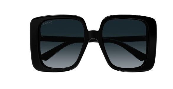 Gucci GG1314S 001 Black/Grey Gradient Oversized Square Women's Sunglasses