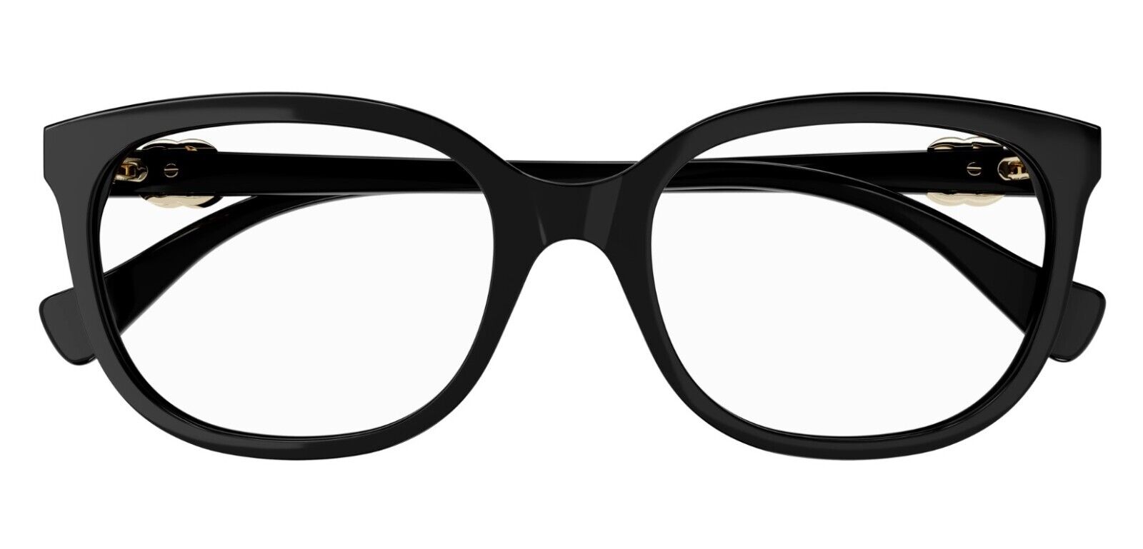 Gucci GG1075OA 001 Black Soft Square Women's Eyeglasses