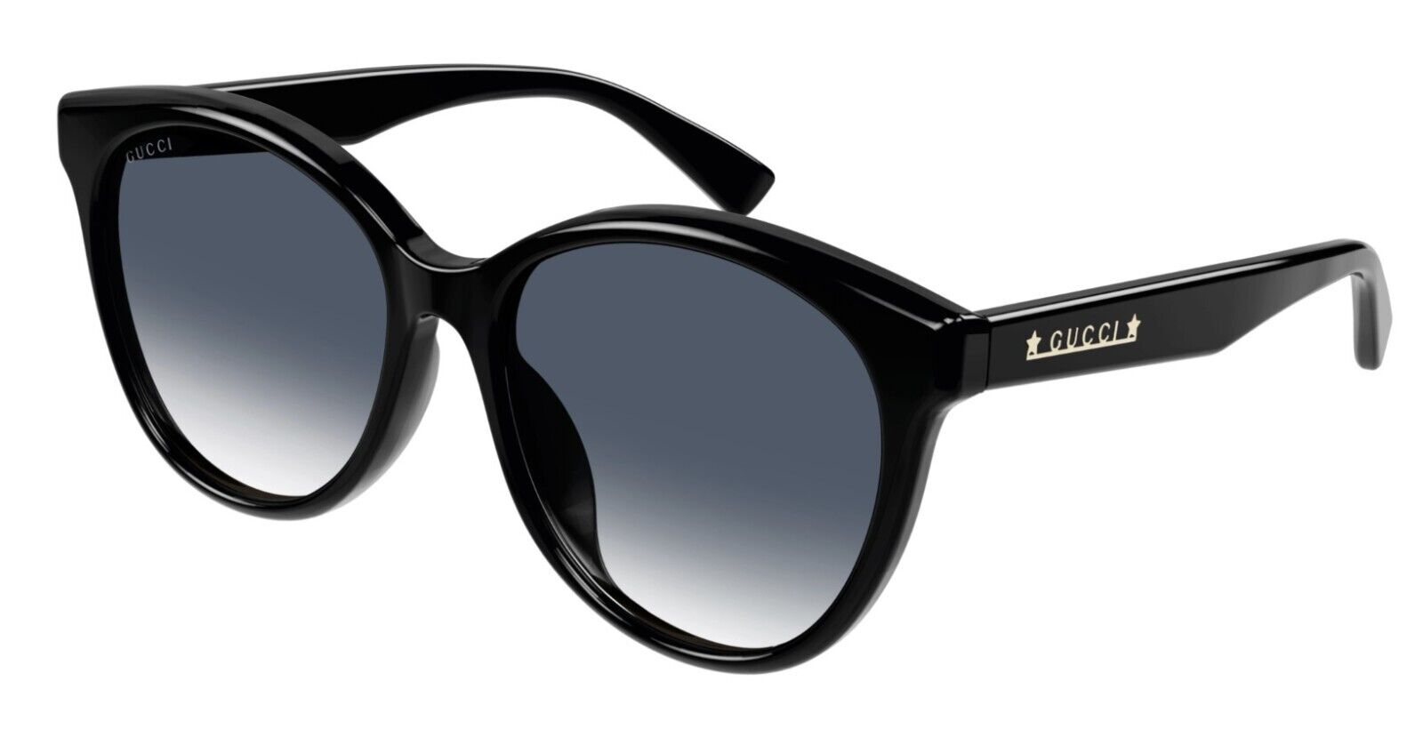 Gucci GG1171SK 002 Black/Grey Gradient Soft Cat Eye Women's Sunglasses