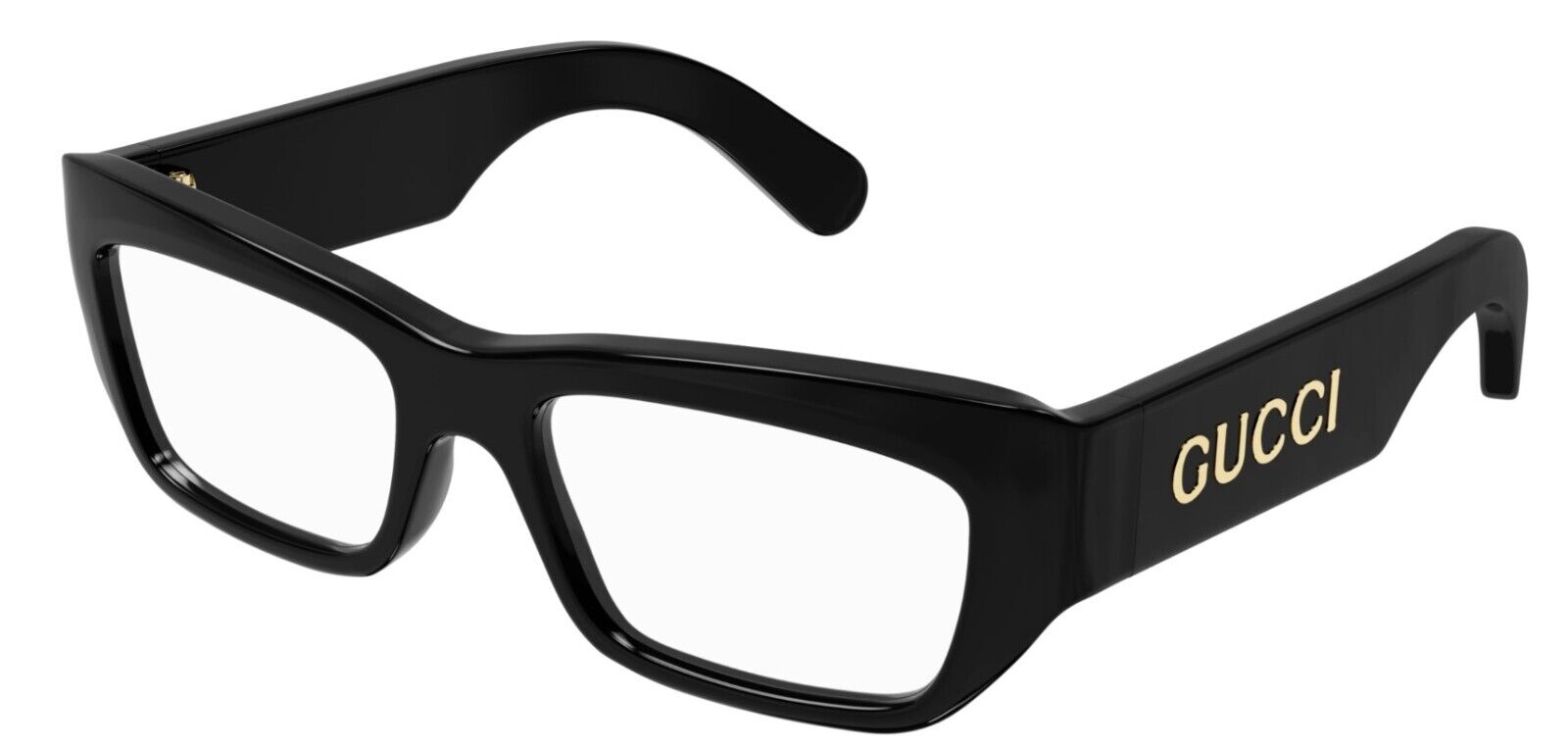 Gucci GG1297O 001 Black Cat Eye Men's Eyeglasses