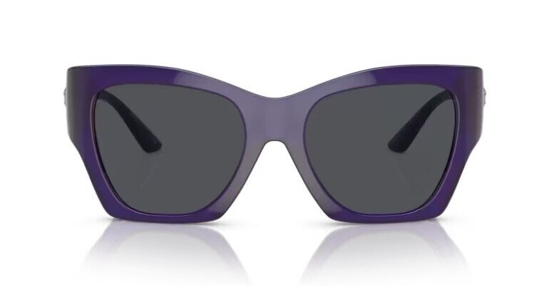 Versace 0VE4452 541987 Purple/ Dark Grey Soft Square Women's Sunglasses