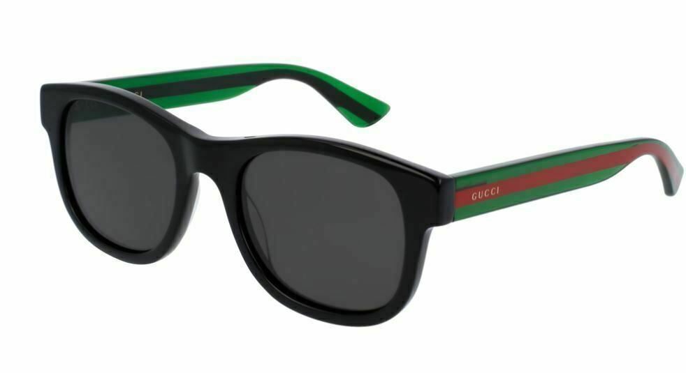 Gucci GG 0003 S 006 Black/green Polarized Sunglasses