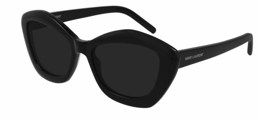 Saint Laurent SL 68 001 Black Butterfly Women's Sunglasses
