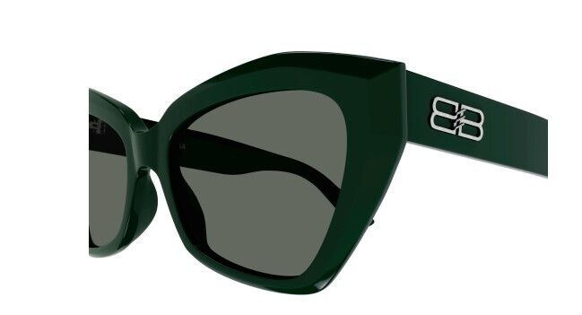 Balenciaga BB0271S 004 Green Cat-Eye Women's Sunglasses