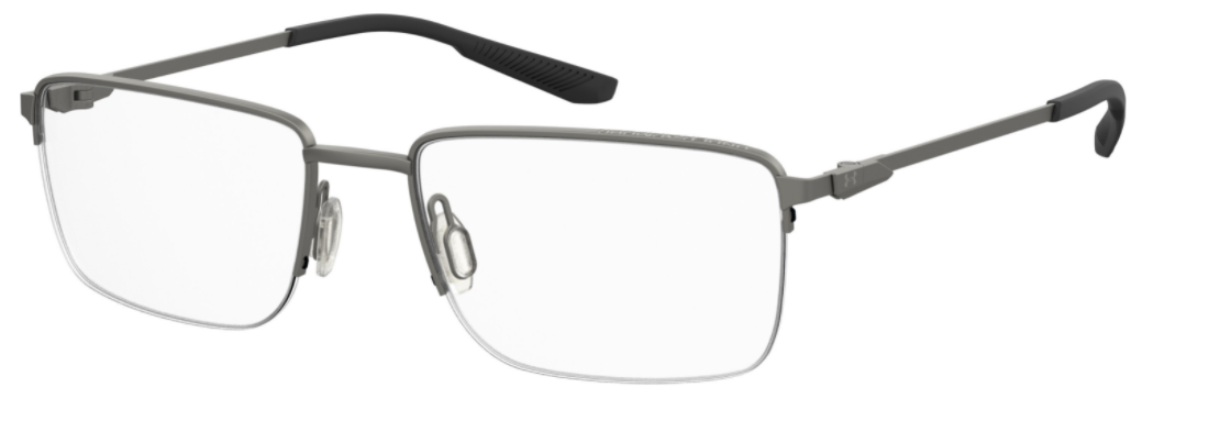 Under Armour Ua 5016/G 0R80/00 Semi Matte Dark Ruthenium Eyeglasses