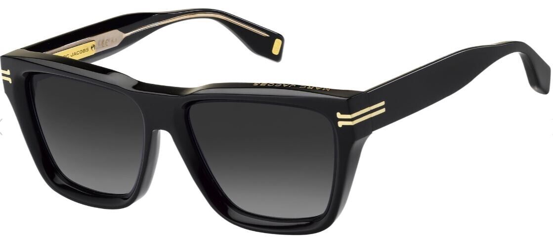Marc Jacobs MJ/1030/S 0807/90 Black/Grey Gradient Cat Eye Women's Sunglasses