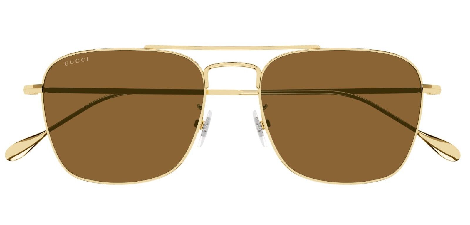 Gucci GG1183S 002 Gold/Brown Teardrop Men's Sunglasses