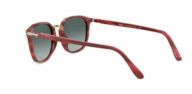 Persol 0PO3186S 111271 Horn Red/Gray Gradient Sunglasses