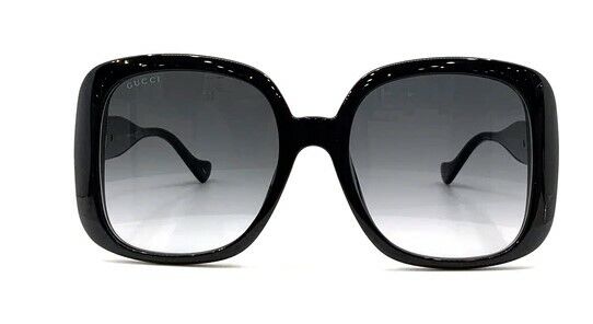 Gucci GG 1029SA 007 Gradient Black/Gray Oversized square Women Sunglasses