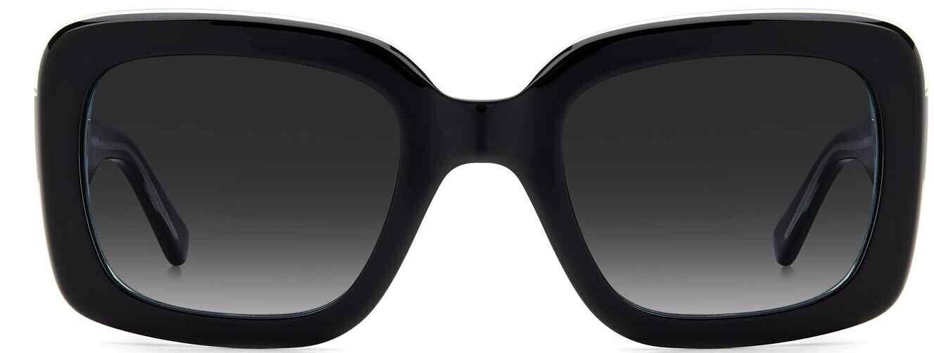 Kate Spade Bellamy/S 0807/9O Black/Grey Shaded Rectangular Women's Sunglasses