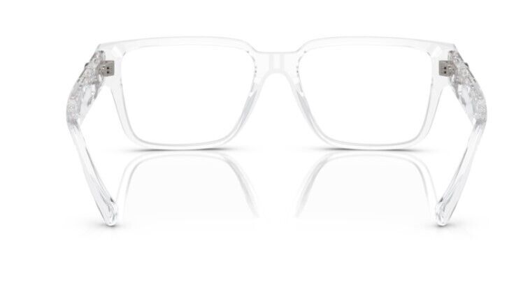Versace  0VE3346F 148 Crystal/Clear Rectangle Men's Eyeglasses